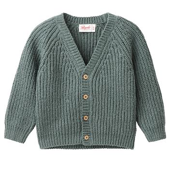 Jacke People Wear Organic Strick langarm Motiv