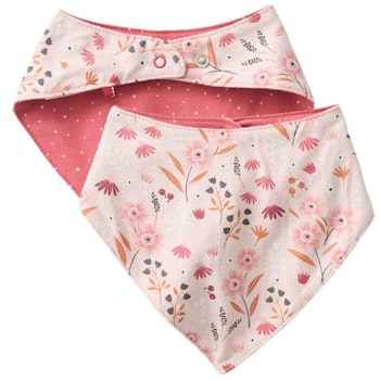 Wende Dreiecktuch Blumen rosa