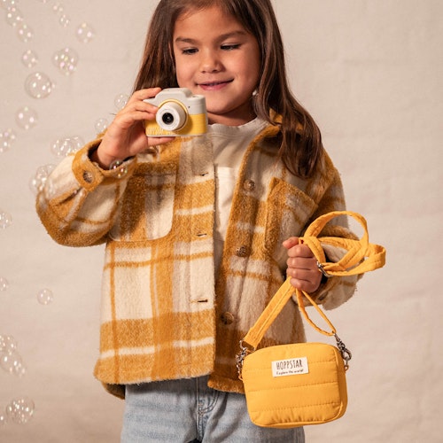 Tasche Mini für Kinderkamera honey