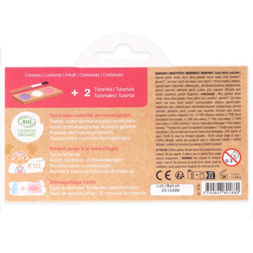 Bio Kinderschminke Fee & Schmetterling 3 Farben