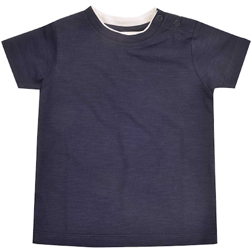 Slub Jersey Uni Shirt kurzarm