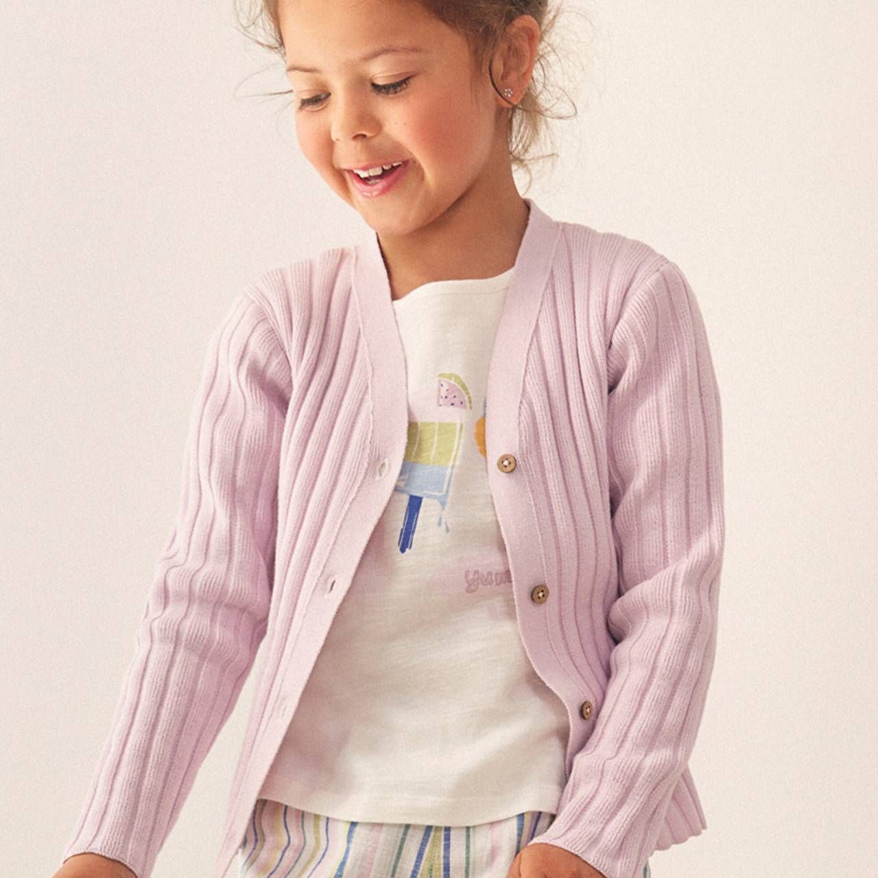 Jacke People Wear Organic Strick langarm