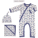 Vorschaubild Wendedecke / Babydecke Äffchen blau