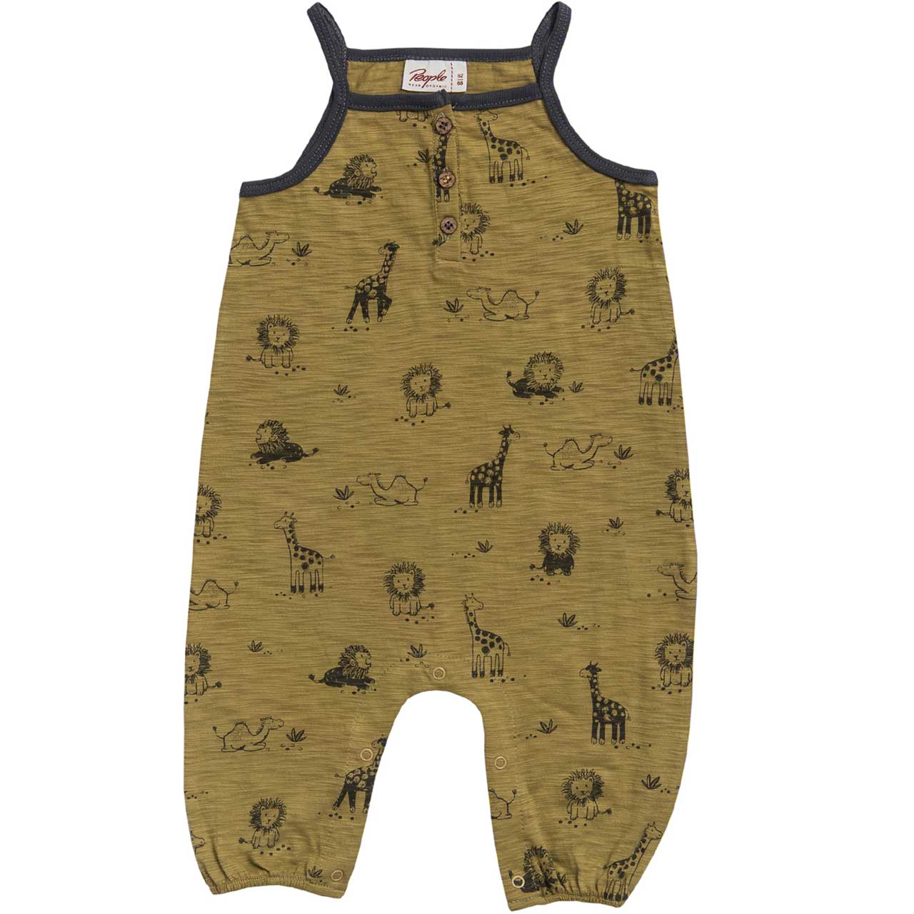 Leichter Strampler ärmellos wilde Tiere