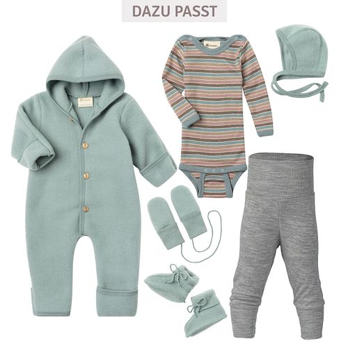 Fäustel Handschuhe Wollfleece bergblau