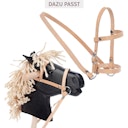 Vorschaubild Steckenpferd Holz Rappe