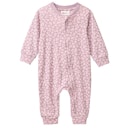 Vorschaubild Edler Rippe Langarmstrampler Veilchen malve