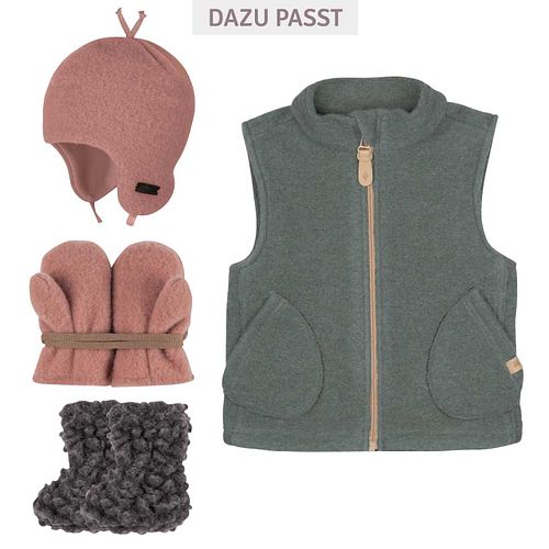 Handschuhe Pure Pure Fleece Schurwolle Uni