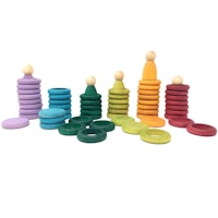 Nins®, Rings & Coins dunkel – 60 tlg. Set ab 18 Monaten