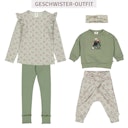 Vorschaubild Edle Krabbelhose Schleife Blumen