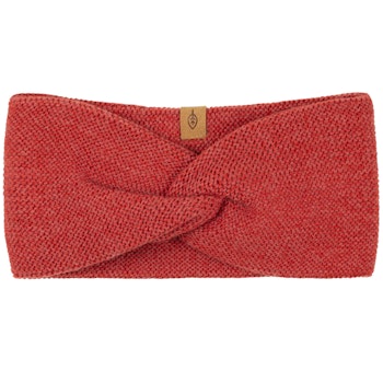 Wolle Seide Stirnband rot