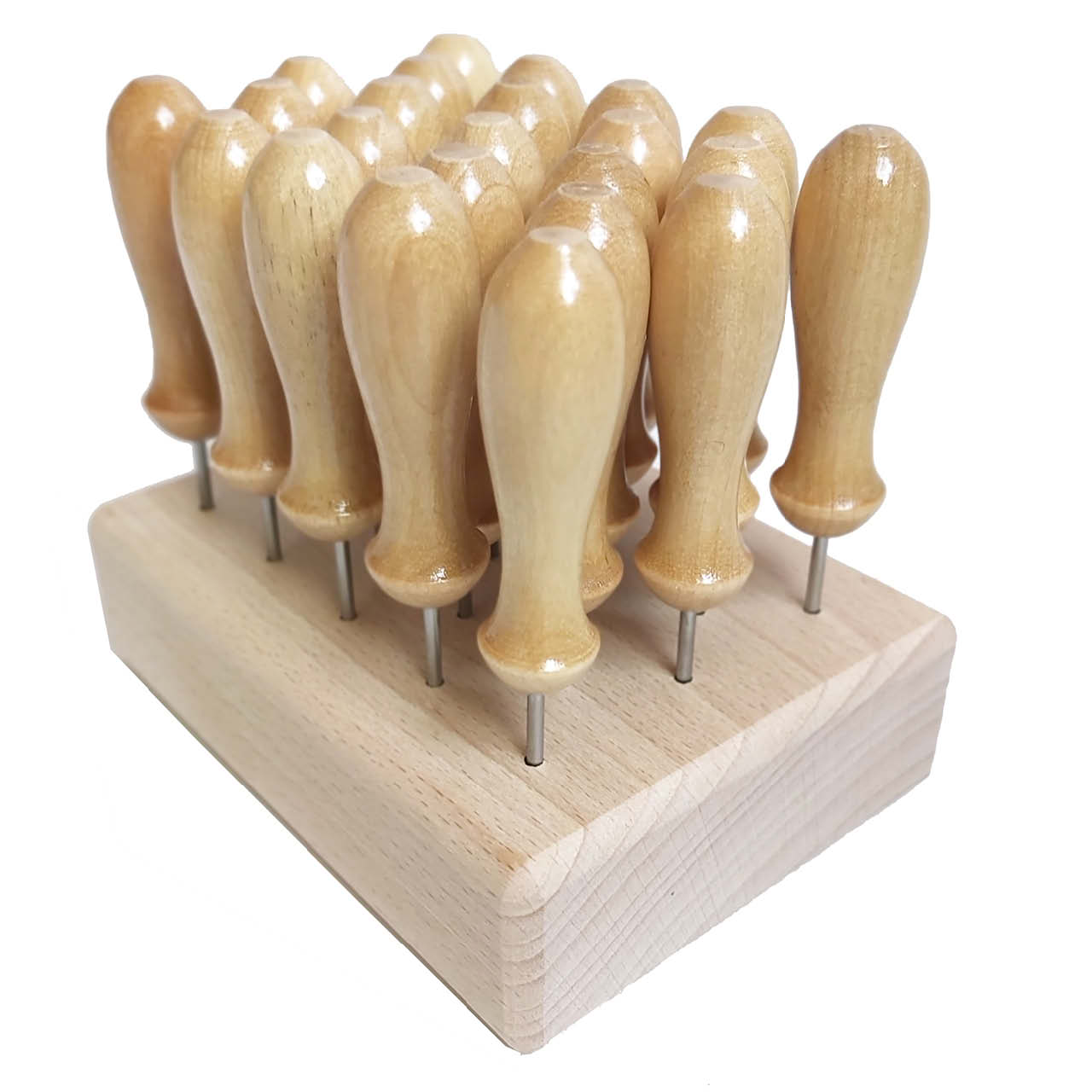 Prickelnadelständer mit 23 Prickelnadeln