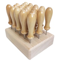 Prickelnadelständer mit 23 Prickelnadeln