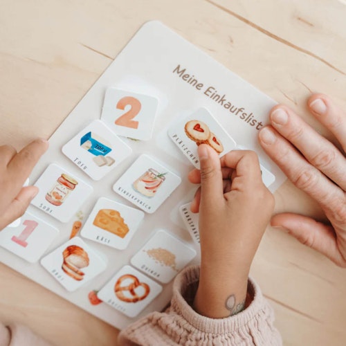 Einkaufsliste für Kinder inkl. Symbole