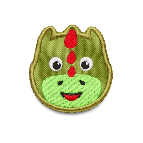 Ergonomischer Rucksack 1-6 Jahre Drache grün