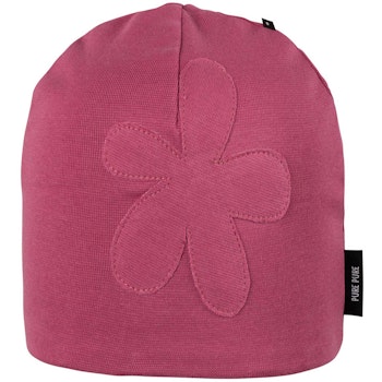 Kinder Beanie Blume grape