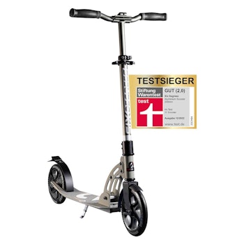 Alu Scooter ab 6 Jahre 35-100kg 205mm-Rädern grau