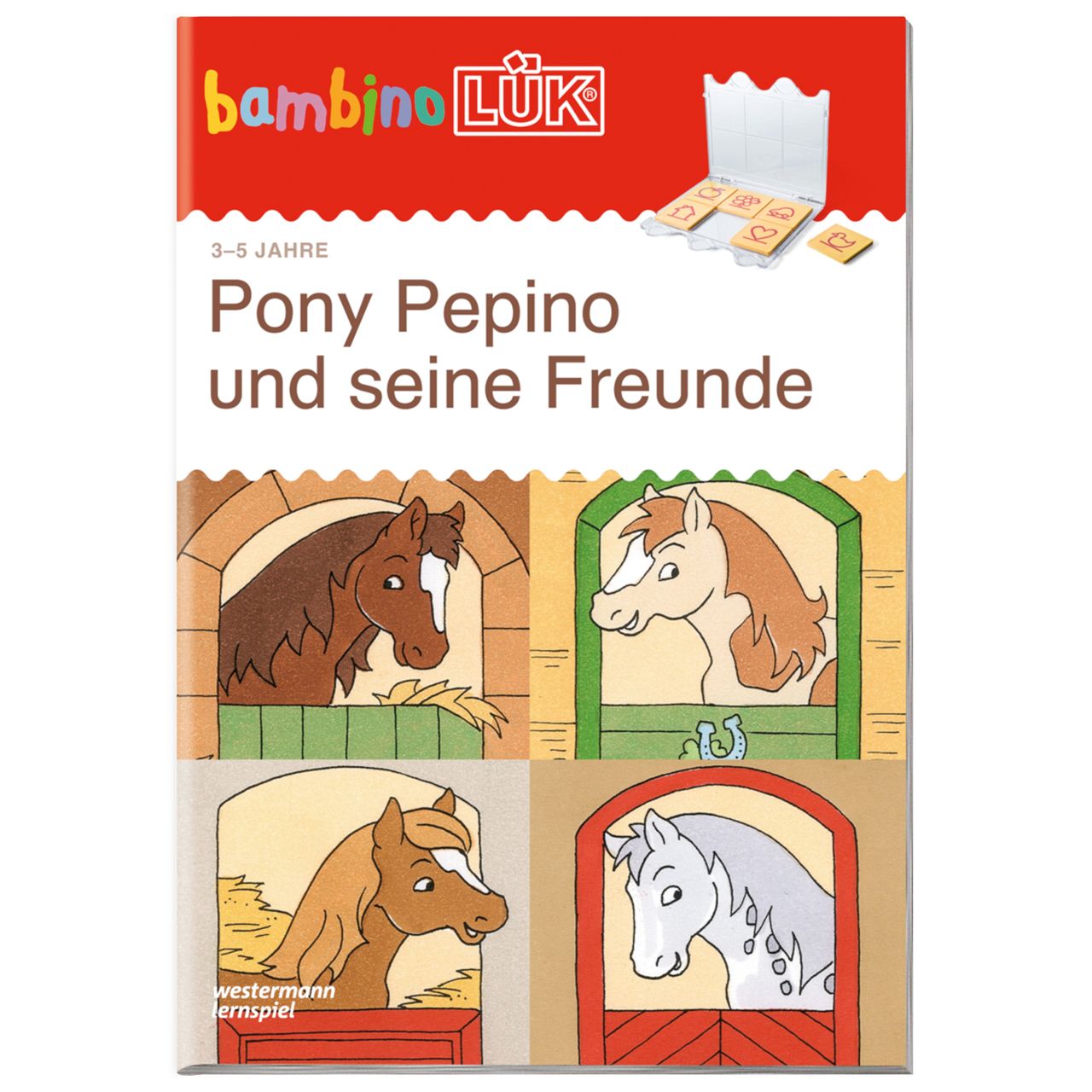 bambinoLÜK Übungsheft - Pony Pepino und seine Freunde, 3-5 J.