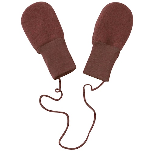 Fäustel Handschuhe Fleece zimt-braun