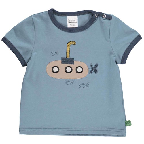 Kurzarm T-Shirt Tiergesicht