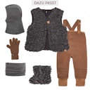 Vorschaubild Warme Wolle Plüsch-Weste