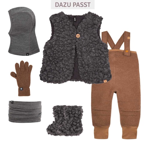 Warme Wolle Plüsch-Weste