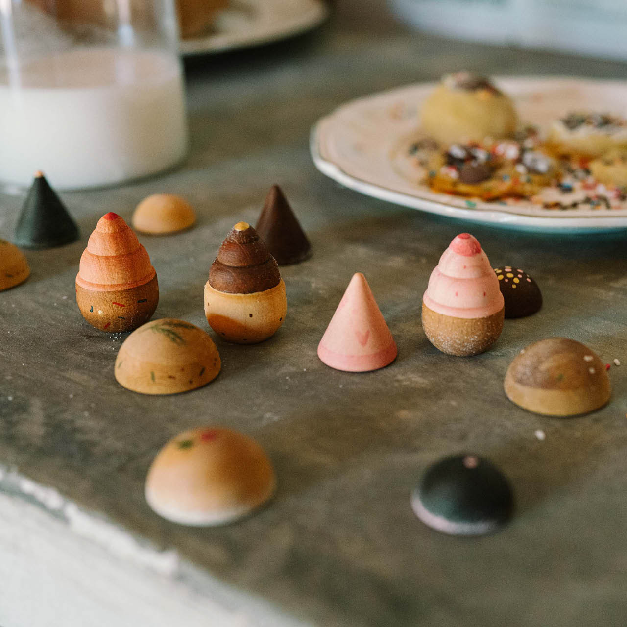Bakes – 12 Holz-Backwaren für Kinderküche & Kaufladen
