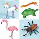 Vorschaubild Hexentreppen-Set „Tiere“ – Set für 11 Figuren