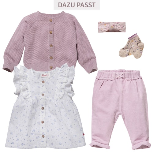 Leichte gewebte Bluse Blümchen