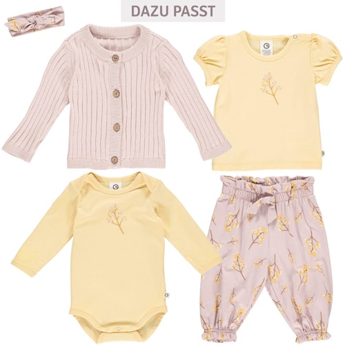 Weiches Frottee Top Pünktchen Design