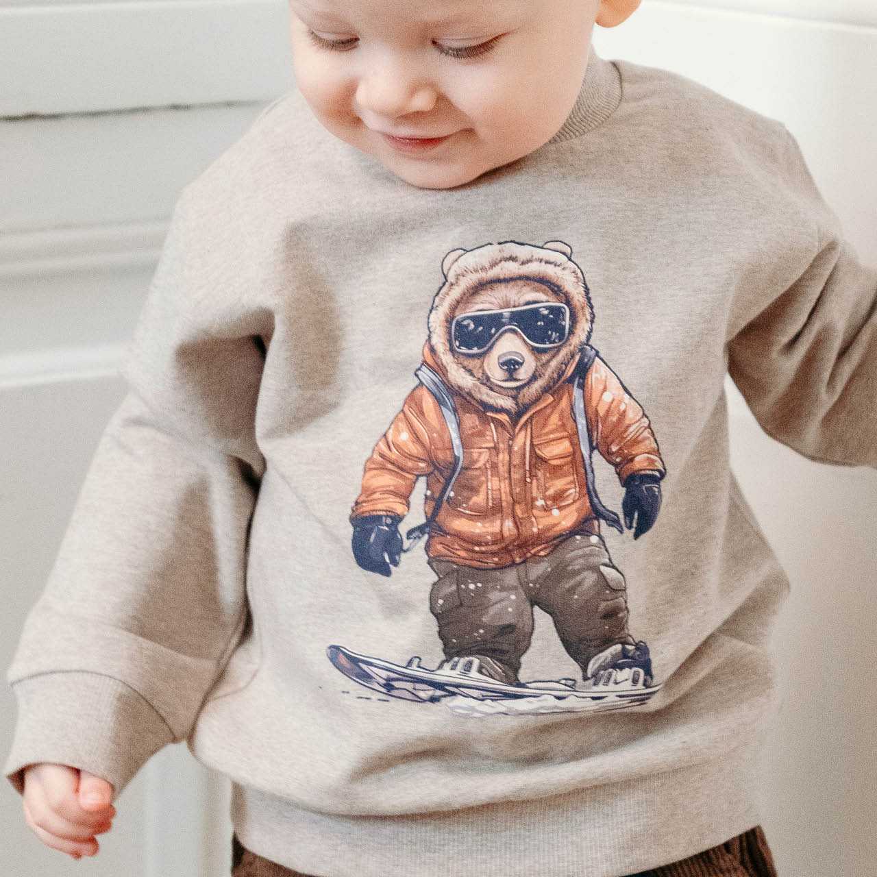 Weiches Sweatshirt Bär