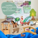 Vorschaubild Almkälbchen trinkend Holzfigur 5 cm