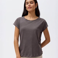 Damen T-Shirt dunkelgrau