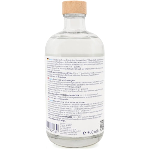 Wollwaschmittel auf pflanzlicher Basis – 500 ml