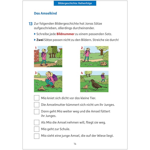 Deutsch Übungsheft Aufsatz schreiben – 2. Klasse