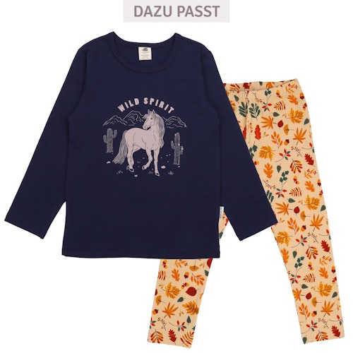 Langarmshirt mit Pferde-Motiv