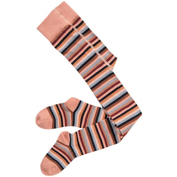 Strumpfhose bunt geringelt