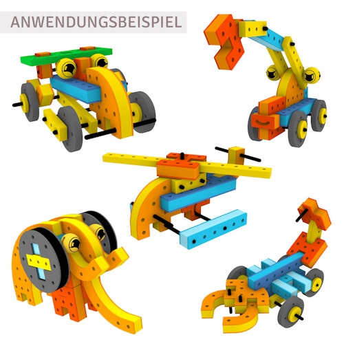 Kreatives Bauset aus Schaumstoff 54 Teile - Adventure