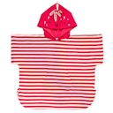 Vorschaubild Bade Poncho mit Kapuze - Streifen