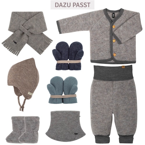 Warme Strickmütze Alpaka-Merino Woll Mix