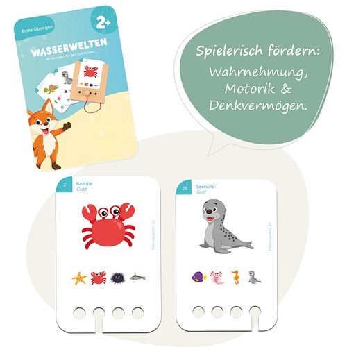 Erste Übungen - Wasserwelten 2 J. Kartensatz (ohne Lochkasten)