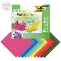 Faltblätter für Origami 20x20 cm 500 Blatt