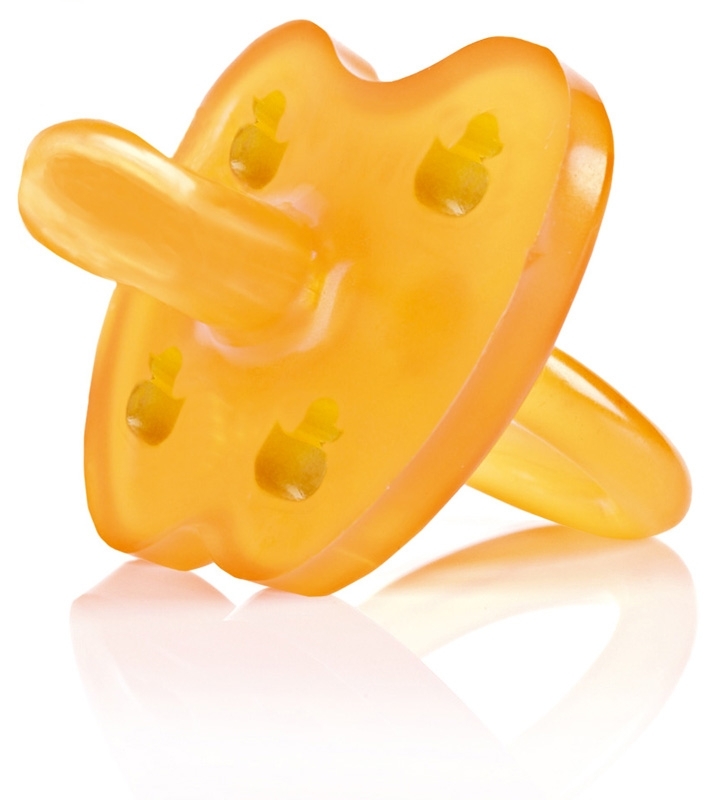 Öko Schnuller "Ente" HEVEA Naturkautschuk 3-36 Monate