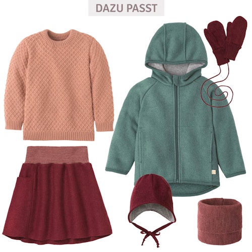 Walkjacke mit Reissverschluss