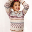 Vorschaubild Gemusterter Strickpullover