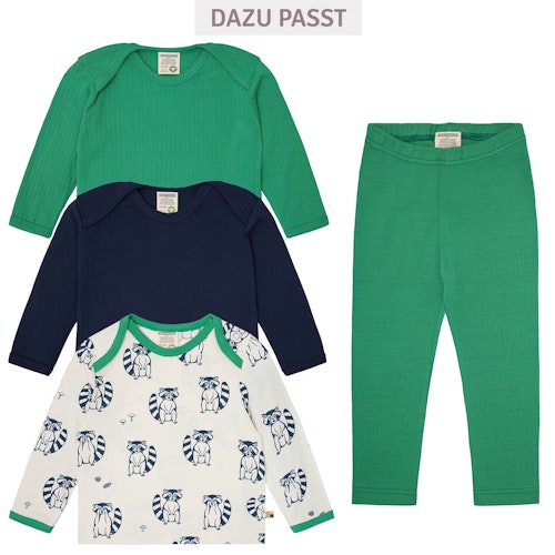 Leichte Ripp Leggings uni