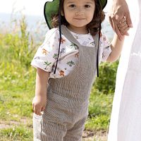 Hose Pure Pure Leinen kurz