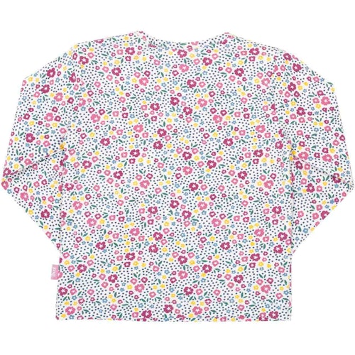 Langarmshirt Blumen-Muster