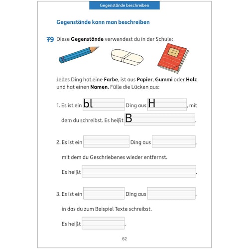 Deutsch Übungsheft Aufsatz schreiben – 2. Klasse
