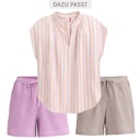 Vorschaubild Musselin Bluse ärmellos Damen